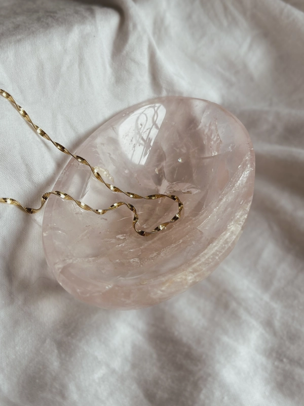 portagioie in Quarzo Rosa